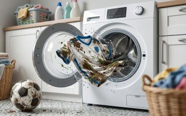 Футбол і бруд: як пральна машина рятує футбольну форму