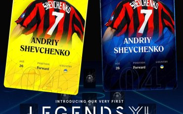 Андрей Шевченко выпустил NFT-токены с сезоном 03/04 в «Милане»