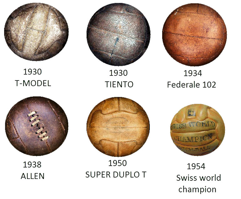 м'ячі чемпіонатів світу 1930-1954